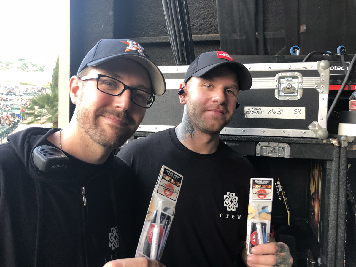 Mike (cowboy)Warren and Rich Vargo. Techs for Breaking Benjamin